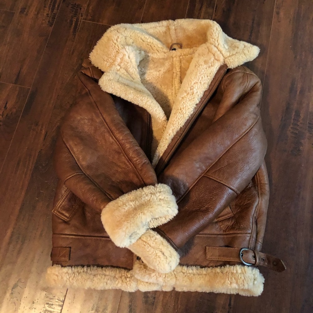 Authentic Shearling Jacket with detachable Hood.